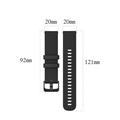 Garmin Vivoactive 3/3 Music Soft Silikon Strap - Svart