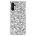 Glitter Series Samsung Galaxy A13 5G Hybrid-deksel - Sølv