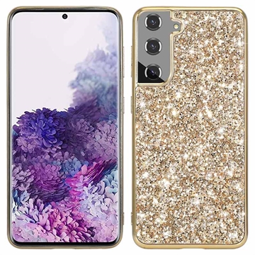 Samsung Galaxy S21 FE 5G Glitter Series Hybrid-deksel - Gull