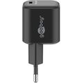 Goobay GaN Nano PD USB-C lader 45W - svart