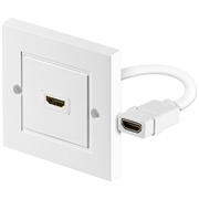 Goobay HDMI 2.0 Stikkontakten - Hvit