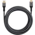 Goobay Plus Flettet DisplayPort til HDMI-kabel 4K/60Hz - 2m - Grå