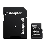 GoodRam MicroSDHC minnekort M1AA-0640R12 - Klasse 10 - 64GB