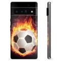 Google Pixel 6 Pro TPU-deksel - Fotballflamme