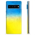 Google Pixel 6 Pro TPU-deksel Ukrainsk flagg - Tofarget