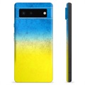 Google Pixel 6 TPU-deksel Ukrainsk flagg - Tofarget