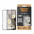 Google Pixel 8a PanzerGlass Ultra-Wide Fit Skjermbeskytter - Svart Kant