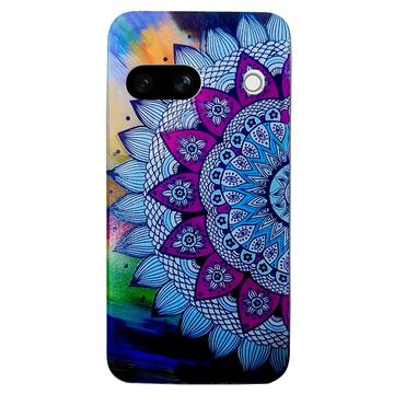 Google Pixel 8a Stilig Ultra-Slim TPU-deksel - Mandala blomst