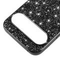 Google Pixel 9/9 Pro Glitter Series Hybrid-deksel - Svart