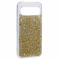 Google Pixel 9 Pro XL Glitter Flakes TPU-deksel - Gull