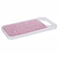 Google Pixel 9 Pro XL Glitter Flakes TPU-deksel - Rosa