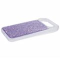 Google Pixel 9 Pro XL Glitter Flakes TPU-deksel - Lilla