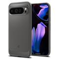 Google Pixel 9 Pro XL Spigen Rugged Armor TPU-deksel - Marmorgrå