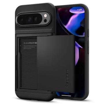 Google Pixel 9 Pro XL Spigen Slim Armor CS Deksel - Svart