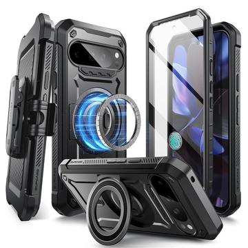 Google Pixel 9 Pro XL Supcase Unicorn Beetle Pro Mag Deksel - MagSafe-kompatibel - Svart