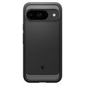 Google Pixel 9/9 Pro Spigen Rugged Armor TPU-deksel - Svart