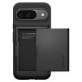 Google Pixel 9/9 Pro Spigen Slim Armor CS Deksel - Svart