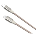 GreyLime 18W Flettet USB-C / Lightning Kabel - MFi-Sertifisert - 1m