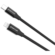 GreyLime 18W Flettet USB-C / Lightning Kabel - MFi-Sertifisert - 2m
