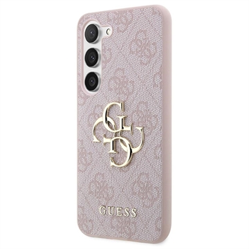 Guess 4G Big Metal Logo Samsung Galaxy S23 5G Hybrid-deksel - Rosa