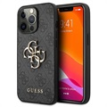 Guess 4G Big Metal Logo iPhone 13 Pro Hybrid-deksel - Svart