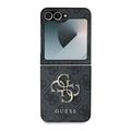 Samsung Galaxy Z Flip6 Guess 4G Big Metal Logo Hybrid-deksel - Svart