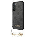 Guess 4G Charms Collection Samsung Galaxy S23 5G Hybrid-deksel - Grå