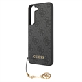 Guess 4G Charms Collection Samsung Galaxy S23 5G Hybrid-deksel - Grå