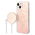 Guess 4G Edition Bundle Pack iPhone 14 Deksel & Trådløs Lader