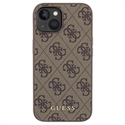 iPhone 15 Guess 4G Metal Gold Logo Hybrid-deksel