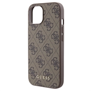 iPhone 15 Guess 4G Metal Gold Logo Hybrid-deksel