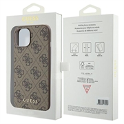 iPhone 15 Guess 4G Metal Gold Logo Hybrid-deksel