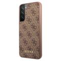 Guess 4G Metal Gold Logo Samsung Galaxy S23+ 5G Hybrid-deksel - Brun