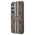 Guess 4G Printed Stripe Samsung Galaxy S23+ 5G Hybrid-deksel - Brun