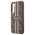 Guess 4G Printed Stripe Samsung Galaxy S23+ 5G Hybrid-deksel - Brun