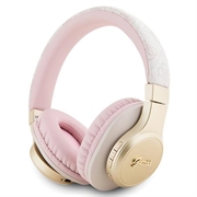 Guess 4G Script Logo Bluetooth-hodetelefoner med logo - rosa