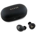 Guess Grained Classic Logo True Wireless hodetelefoner - svart