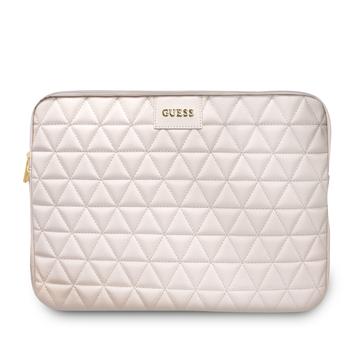 Guess Quilted Universal Laptop Etui - 13" - Rosa