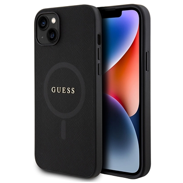 iPhone 15 Guess Saffiano Hybrid-deksel - MagSafe Kompatibel