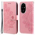 Honor 200 Pro Mandala Series Lommebok-deksel - Rosa