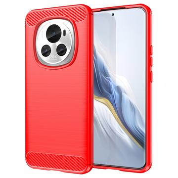 Honor Magic6 Børstet TPU Deksel - Karbonfiber