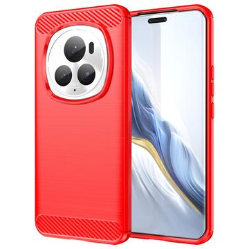 Honor Magic6 Pro Børstet TPU Deksel - Karbonfiber