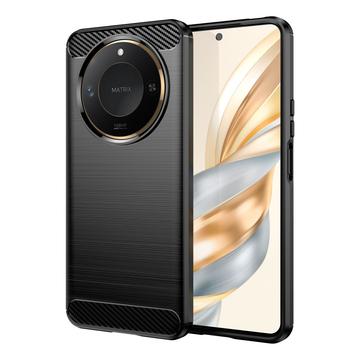 Honor X60 Børstet TPU Deksel - Karbonfiber