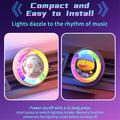 ICARER FAMILY Cartoon Animal Car Air Vent Clip Aroma Rhythm Light Interiørdekor - TOFU