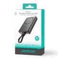 JOYROOM JR-PBM01 PD 20W 10000mAh magnetisk trådløs lader med magnetisk powerbank for telefon med innebygd kabel og støtte - svart