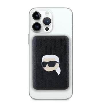 Karl Lagerfeld MagSafe Power Bank 5000mAh med preg - Karl Head - Svart