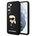 Karl Lagerfeld Ikonik Samsung Galaxy S23 5G Silikondeksel - Svart