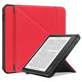 Kobo Libra 2 Origami Stand Folio-etui - Rød