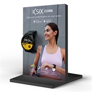 Ksix Core AMOLED-smartklokke med sports-/helsemodus