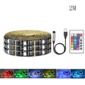 Dekorativ RGB LED Strip med Fjernkontroll - 2m